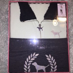 Vs PINK Beach Glass half zip & legging box set 🎁